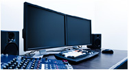 Audio production studio